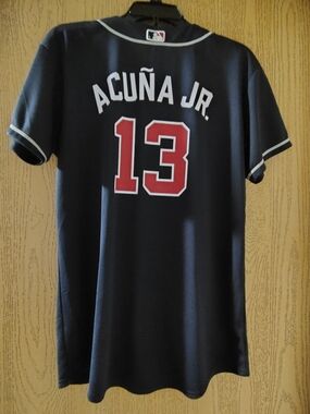 MLB Black Acuña Jr. #13 Team Jersey